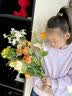 京东鲜花仿真绢花花束橘色玫瑰花假花拍照手捧花民宿酒店插花摆设装饰轻奢 实拍图