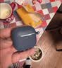 ESCASE适用airpods5保护套苹果五代保护套2026新款无线蓝牙耳机防摔防尘硅胶男女防污耐磨黑色+挂绳 实拍图