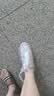 博沃尼克防雨鞋套加厚底便携式防水防滑雨靴套透明平底白色适合L (36-39) 实拍图