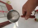 热油小锅泼油锅加厚不锈钢木柄防烫带刻度双倒流口不挂油无涂层 【木柄】爆款300ml 实拍图