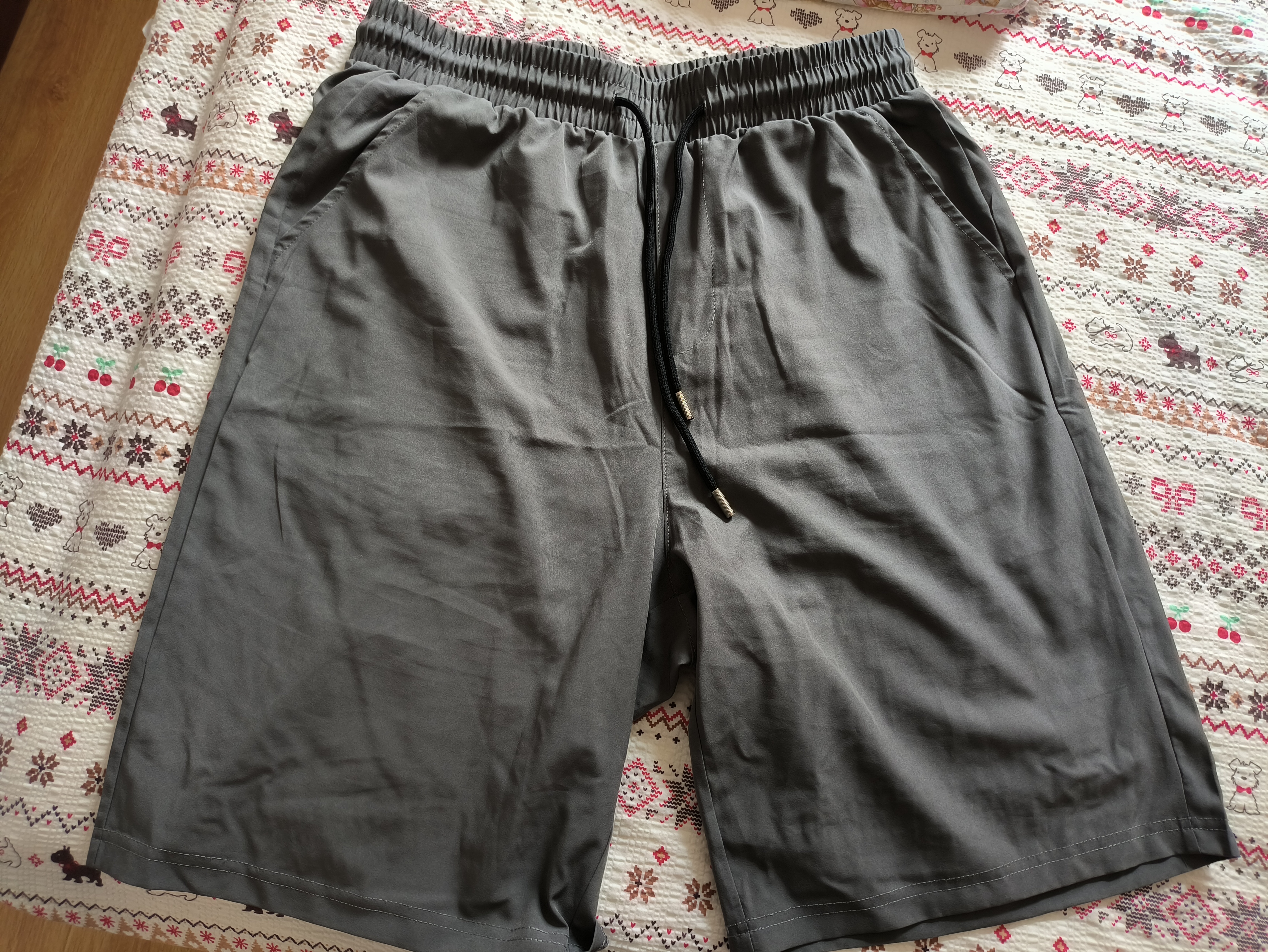 真维斯（Jeanswest）冰丝短裤男夏季运动休闲速干五分裤男士薄款透气中裤学生空调裤D 实拍图