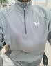 安德玛（Under Armour）UA秋冬Rival男子1/4拉链抓绒保暖长袖运动休闲卫衣1386016 浅岩灰025 M 实拍图