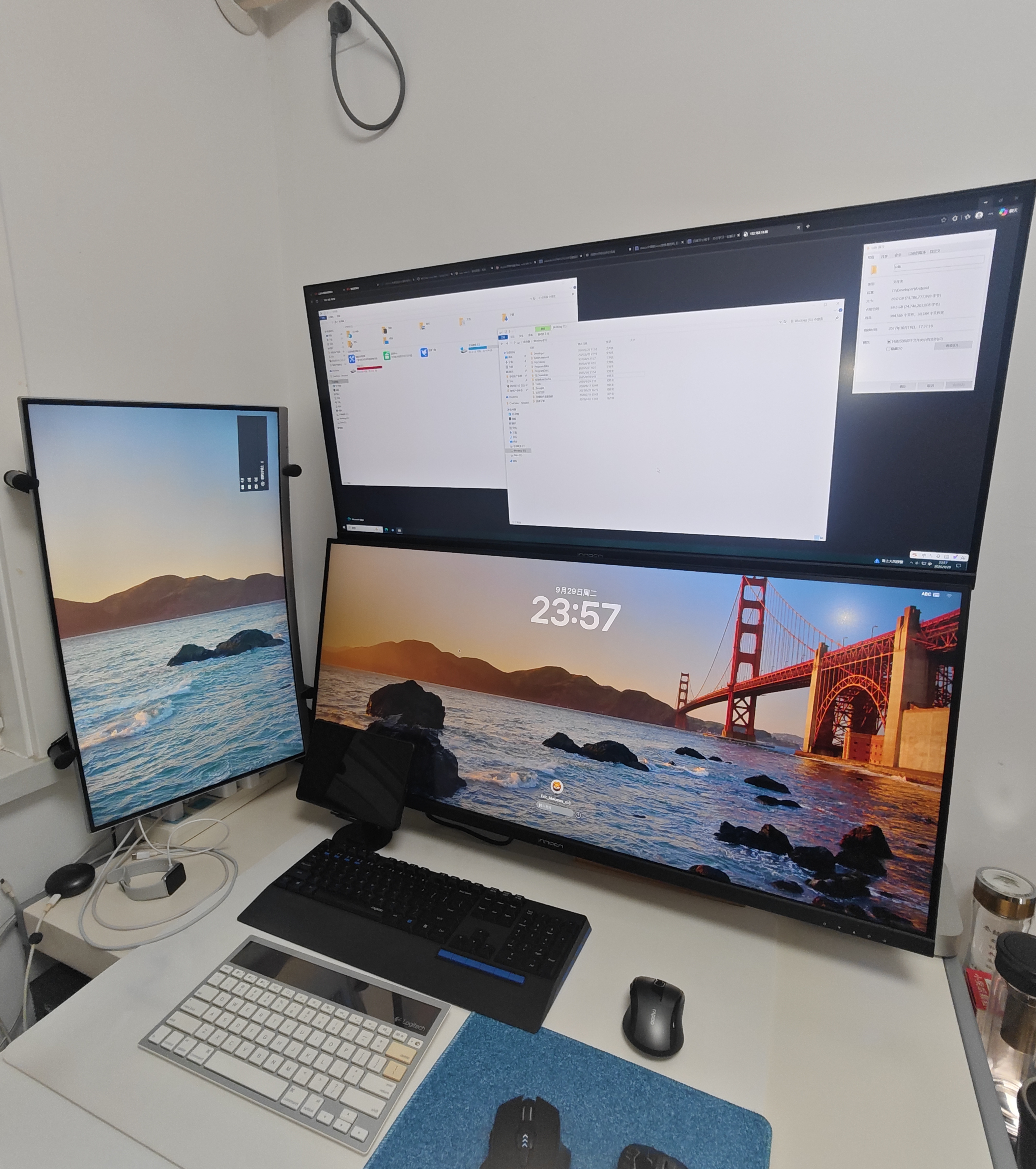 联合创新40英寸带鱼屏5K显示器HDR400广色域专业mac mini显示器智能分屏剪辑炒股设计游戏办公电脑屏40C1U 实拍图