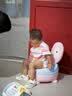 世纪宝贝（babyhood）儿童小马桶坐便器 婴幼儿便盆男女宝宝座便器PU软垫 卡洛红 实拍图