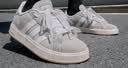 adidas 面包鞋 GRAND COURT BASE 00s休闲板鞋平底鞋男女阿迪达斯 浅灰/白色/树脂黄   40.5 实拍图