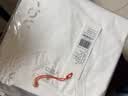 布先生春夏季短袖T恤男士纯棉小白T纯色内搭打底衫 白色 2XL(185) 实拍图
