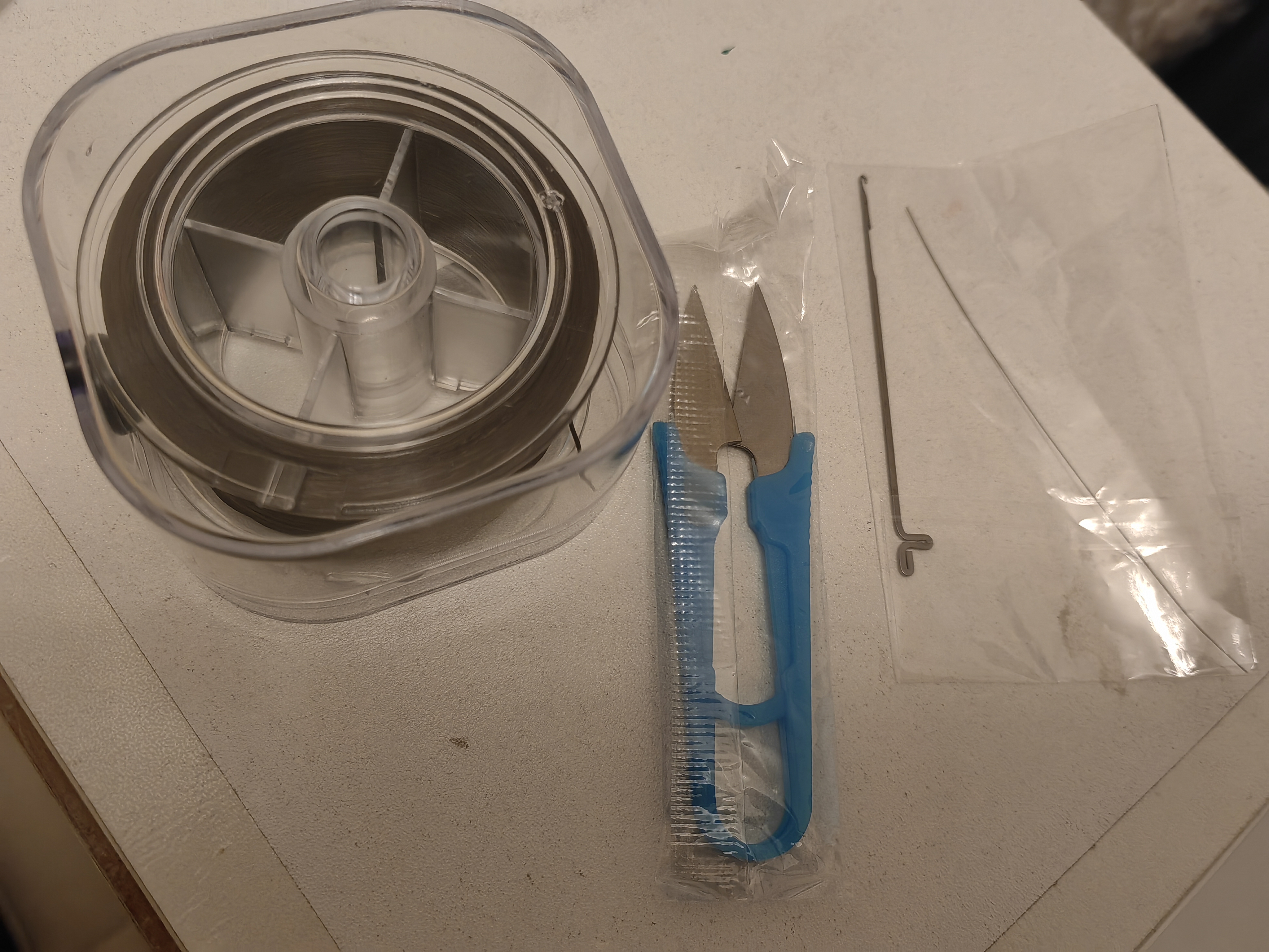 八海鸟手串绳弹力线弹力绳串珠线文玩线绳手链易打结耐磨透明松紧文玩线 实拍图