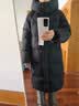 坦博尔羽绒服女中长款时尚休闲百搭保暖加厚连帽面包服530780D黑色165 实拍图