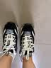 斯凯奇（Skechers）女鞋秋季奶茶熊运动厚底时尚复古老爹鞋149906 黑色/白色/BKW 38 【正码正拍】 实拍图
