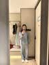 野兽派家居（tbh）三丽鸥Hello Kitty天丝棉家居服套装可外穿睡衣 长款 牛仔豹纹 M 实拍图