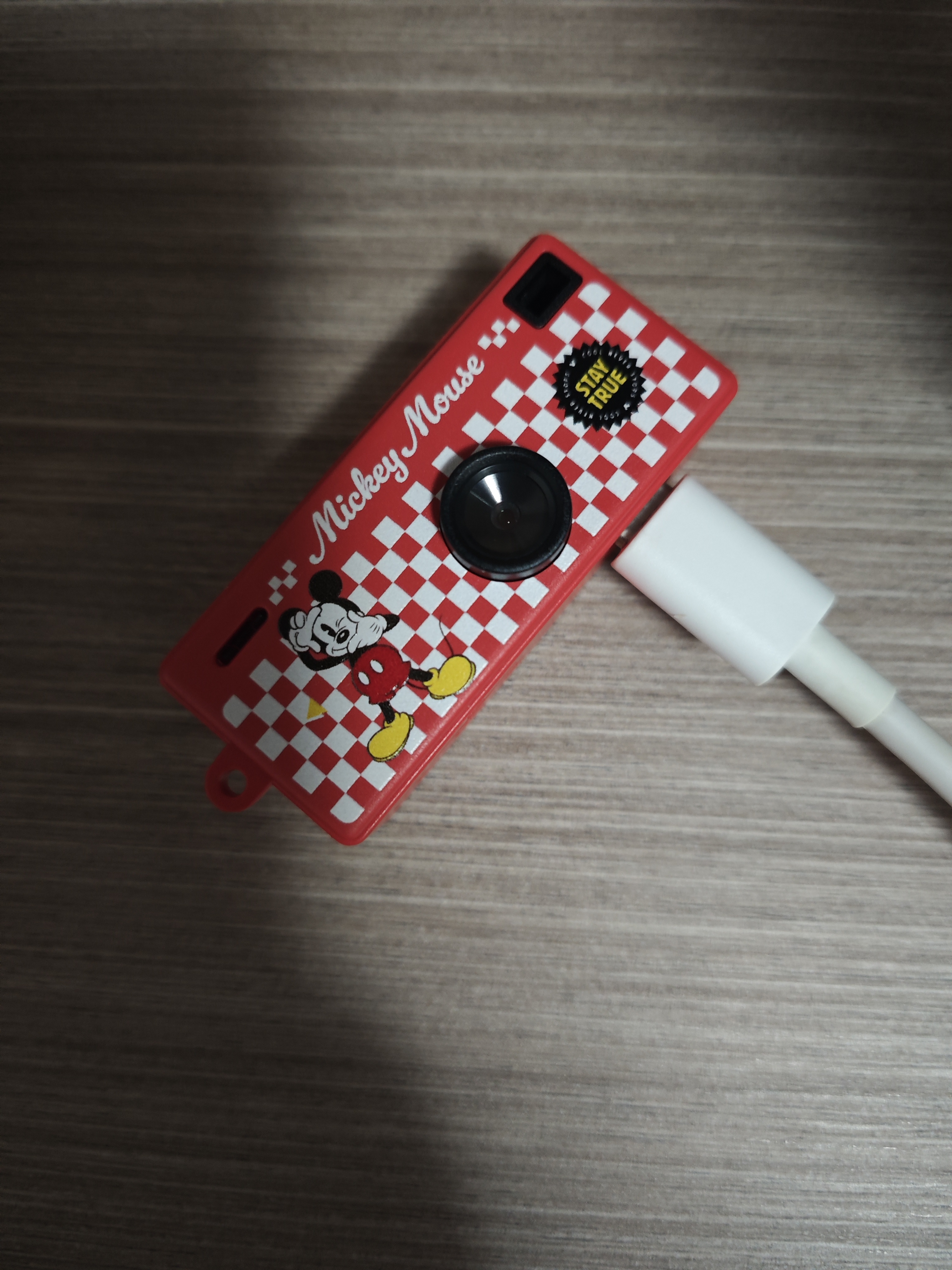 名创优品（MINISO）迪士尼儿童相机学生党小型迷你口袋便携拇指高清vlog钥匙扣随身携带送男女孩玩具生日礼物 C2米奇 实拍图