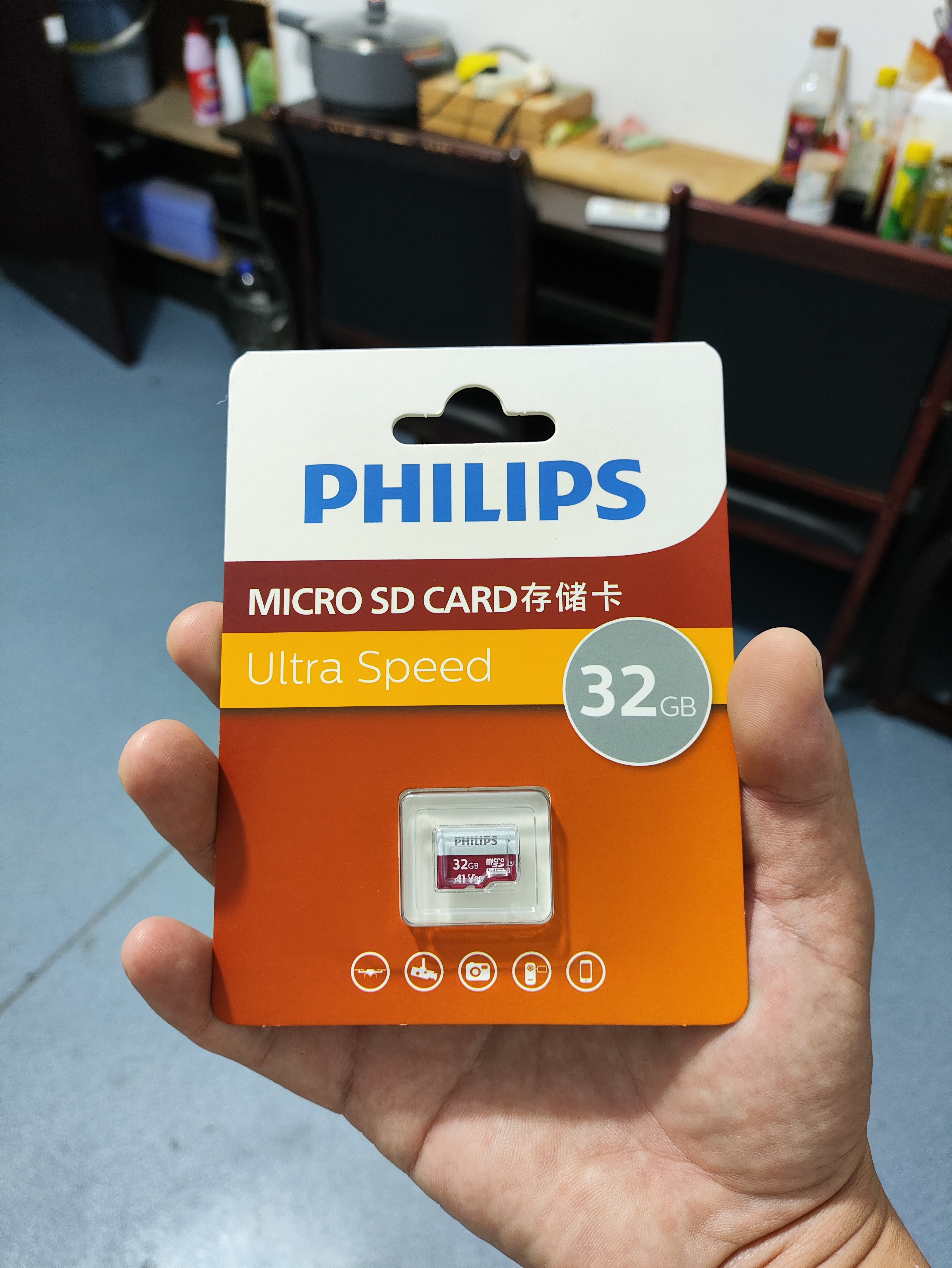 飞利浦（PHILIPS）32GB TF（MicroSD）存储卡 U3 V30 行车记录仪&安防监控专用内存卡 高速耐用 读速100MB/s 实拍图
