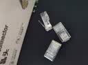 山泽 六类网线水晶头 6类千兆网络接头Cat6电脑连接器 RJ45工程级镀金水晶头100个 WL-6100 实拍图
