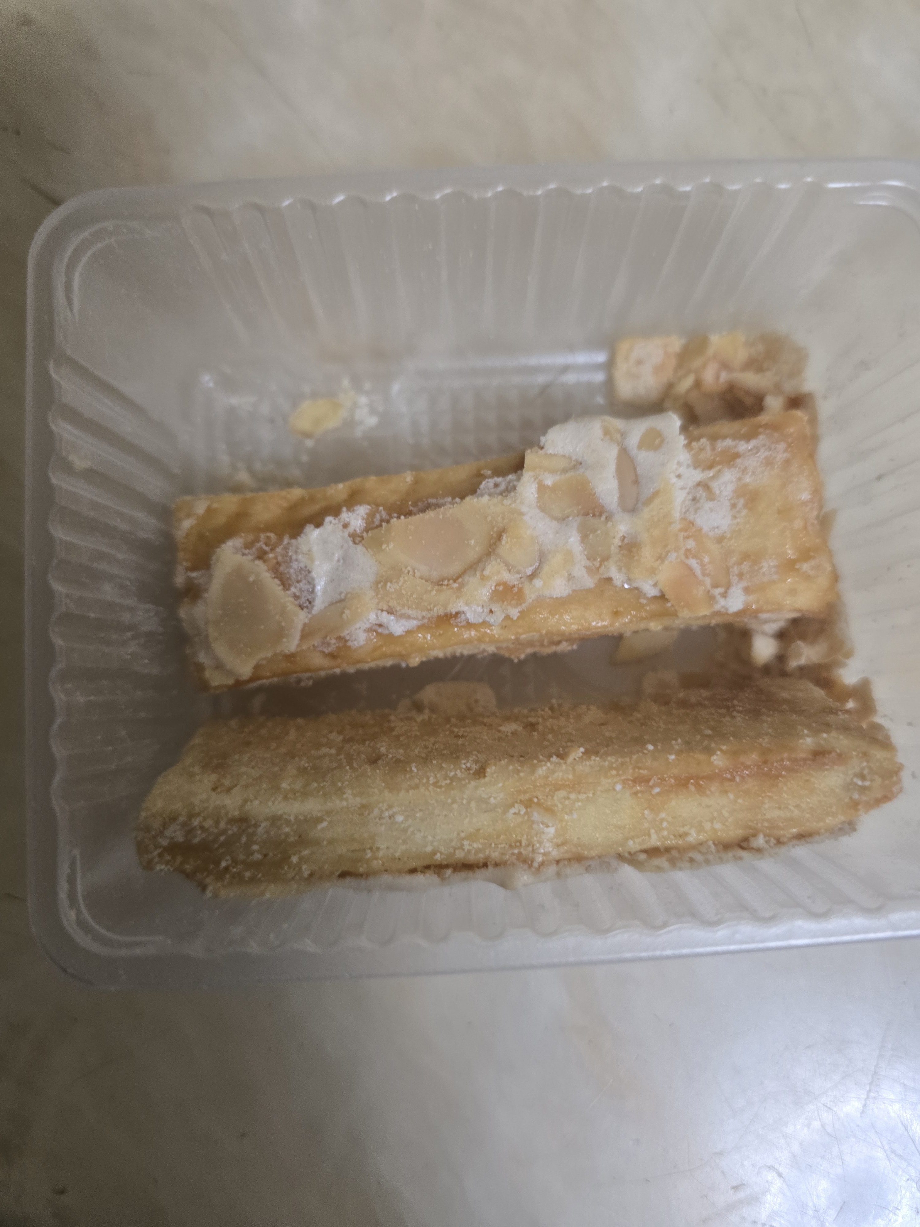 十月初五澳门特产麦酥美味杏仁条饼干80g独立包装36层香脆 实拍图