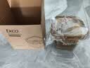 康宁餐具EKCO琥珀色玻璃正方形加高保鲜盒1000ml洗碗机可用 实拍图