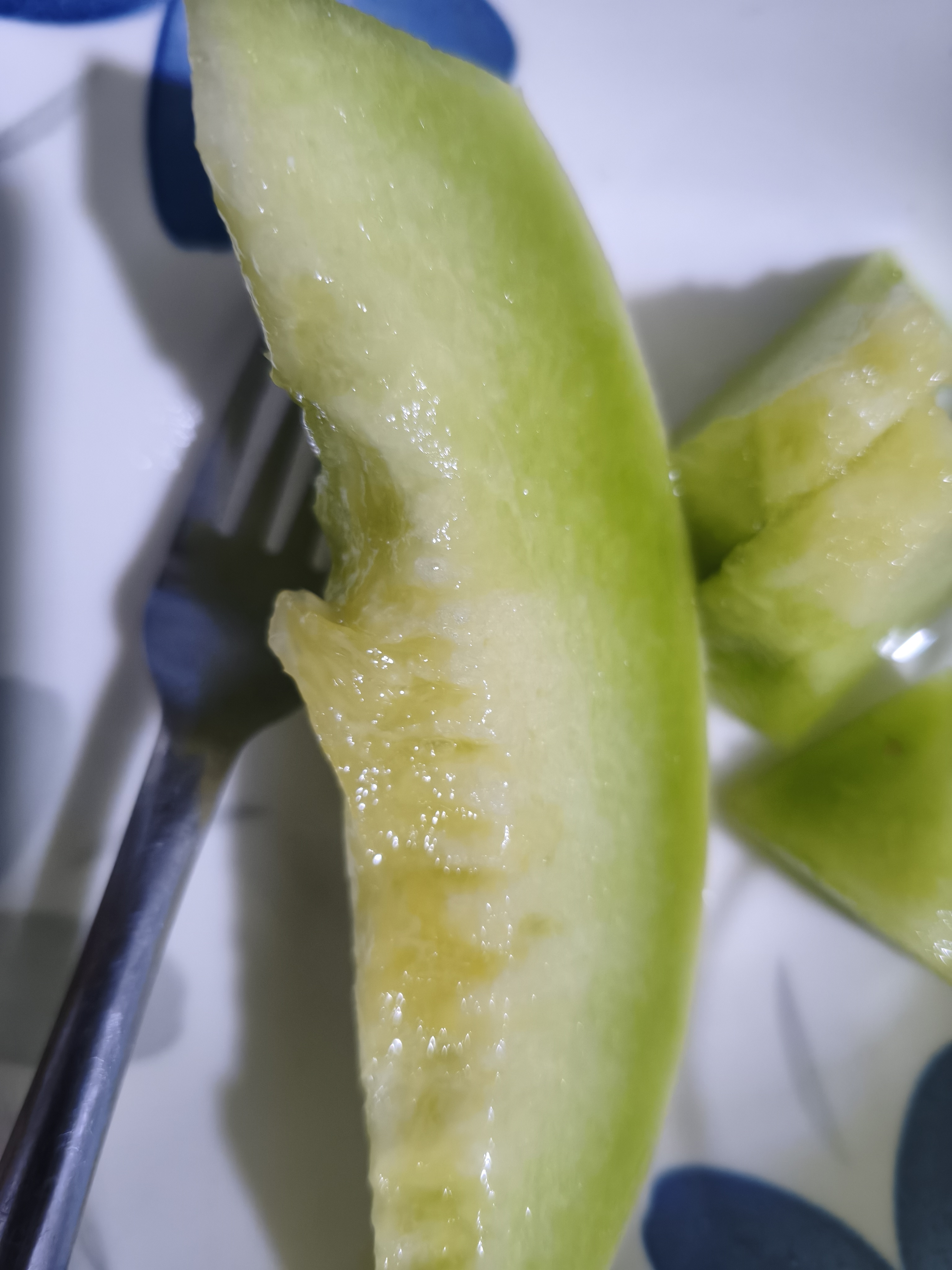 藤上熟玉菇蜜瓜单粒约1.2kg 实拍图