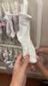 棉奇熊儿童袜子夏季薄款棉袜女童网眼童袜宝宝夏袜女孩白色短袜春夏5双 Z63-爱心提花-5双【无骨网眼0线头】 3-5岁 -脚长13-15CM 鞋码19-25 实拍图