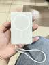 倍思3C认证卡片磁吸自带线充电宝Magsafe 27W快充移动电源10000mAh可上飞机苹果18手机户外储能电源 实拍图