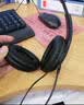 惠普（HP）DHH-1601耳机头戴式电脑游戏语音听力学生二合一网课办公教育培训学习有线话务耳麦2米线长升级款 实拍图