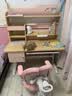 龙承匠人儿童学习桌椅套装J120实木可升降写字书桌中小学生6-18岁课桌椅子 【升级稀土抑轴灯】1.2米实木桌+吊柜+追背椅粉 赠学习大礼包 实拍图