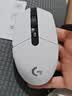 罗技（G）G304/G304X 无线电竞游戏鼠标 轻质便携 FPS 打瓦 三角洲 无畏契约外设必备 吃鸡 CS2 G304白色 实拍图