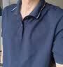 京东京造【汗渍无痕】polo衫男短袖男士t恤夏季衣服男装上衣 海军蓝 L 实拍图