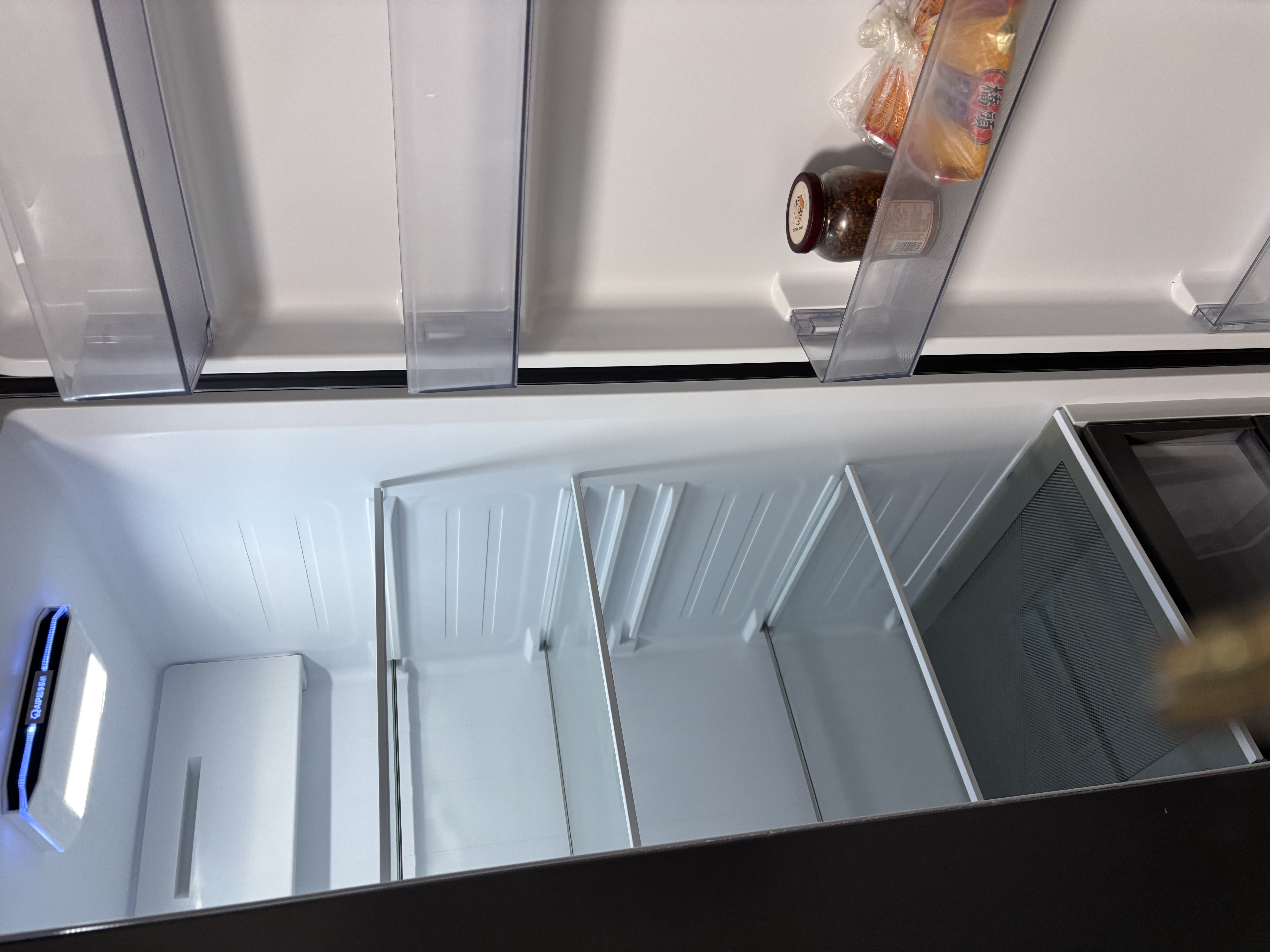 海尔630L对开双开门家用电冰箱干湿分储抗菌净味新国标一级能效风冷大容量BCD-630WGHSS95SMU1国家补贴 实拍图