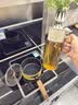 双枪油壶家用油瓶厨房防漏嘴不挂油玻璃罐醋香油酱油调味壶600ml 实拍图