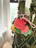 伊美娃娃毛绒花朵书包挂件玩偶背包挂饰钥匙扣包包挂件教国庆节礼物送女生 实拍图