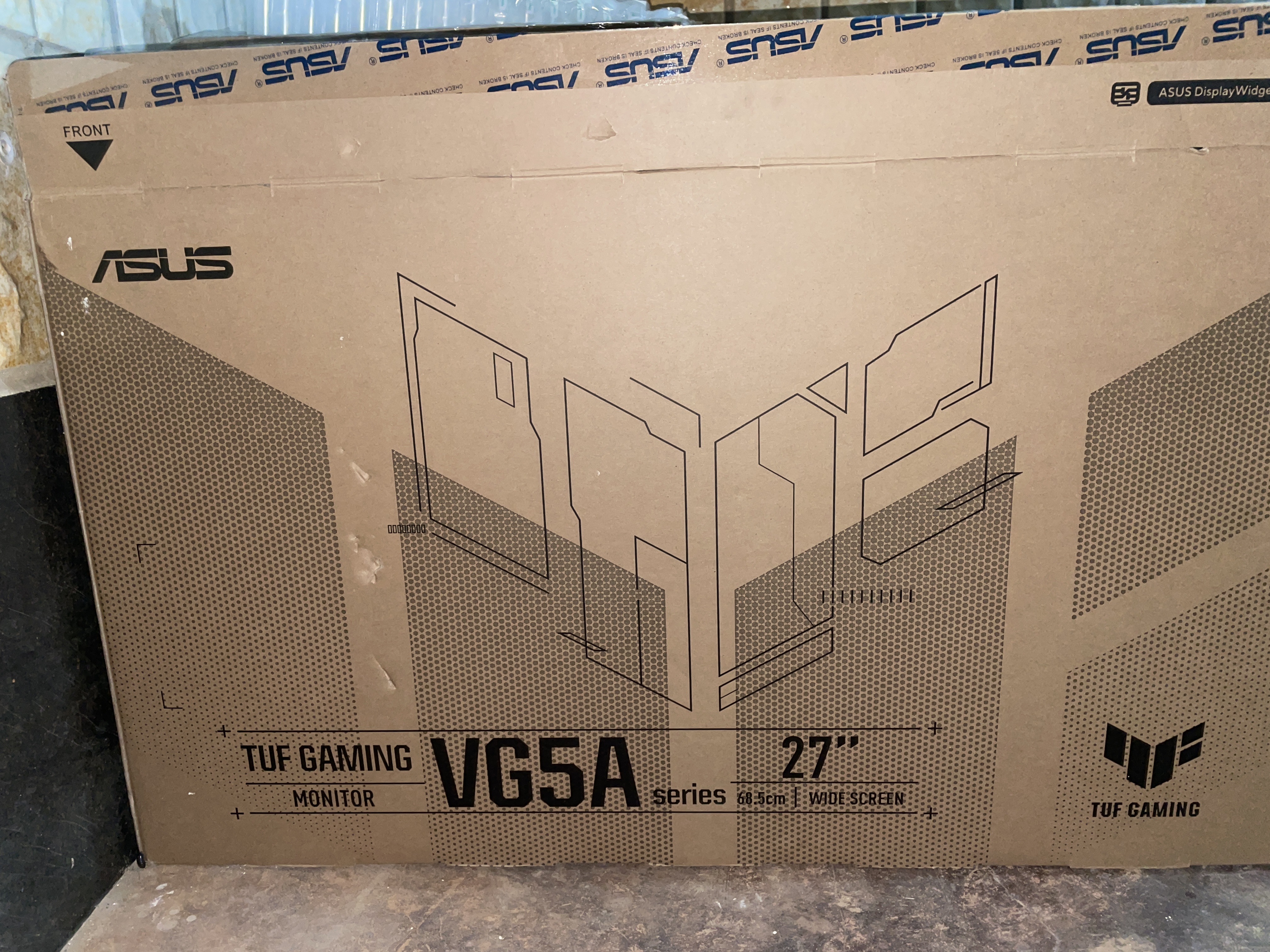 华硕（ASUS）TUF小金刚 27英寸2K显示器 高刷电竞 FastIPS显示屏 0.3ms响应 内置双音箱 G-sync 2K300Hz升降 VG27AQML5A战杀27 实拍图