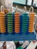 得力（deli）5行大珠计数器小学生多功能5档计算架一二四年级数学加减法益智启蒙算盘儿童开学文具生日礼物混 实拍图
