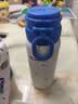 贝亲miiiiichan趣玩系列 学生吸管杯双饮保温杯600ml 直筒杯蓝色 实拍图