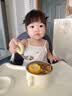 葆氏316不锈钢碗儿童吃饭碗食品级宝宝双耳辅食碗带盖带吸盘垫500ml 实拍图