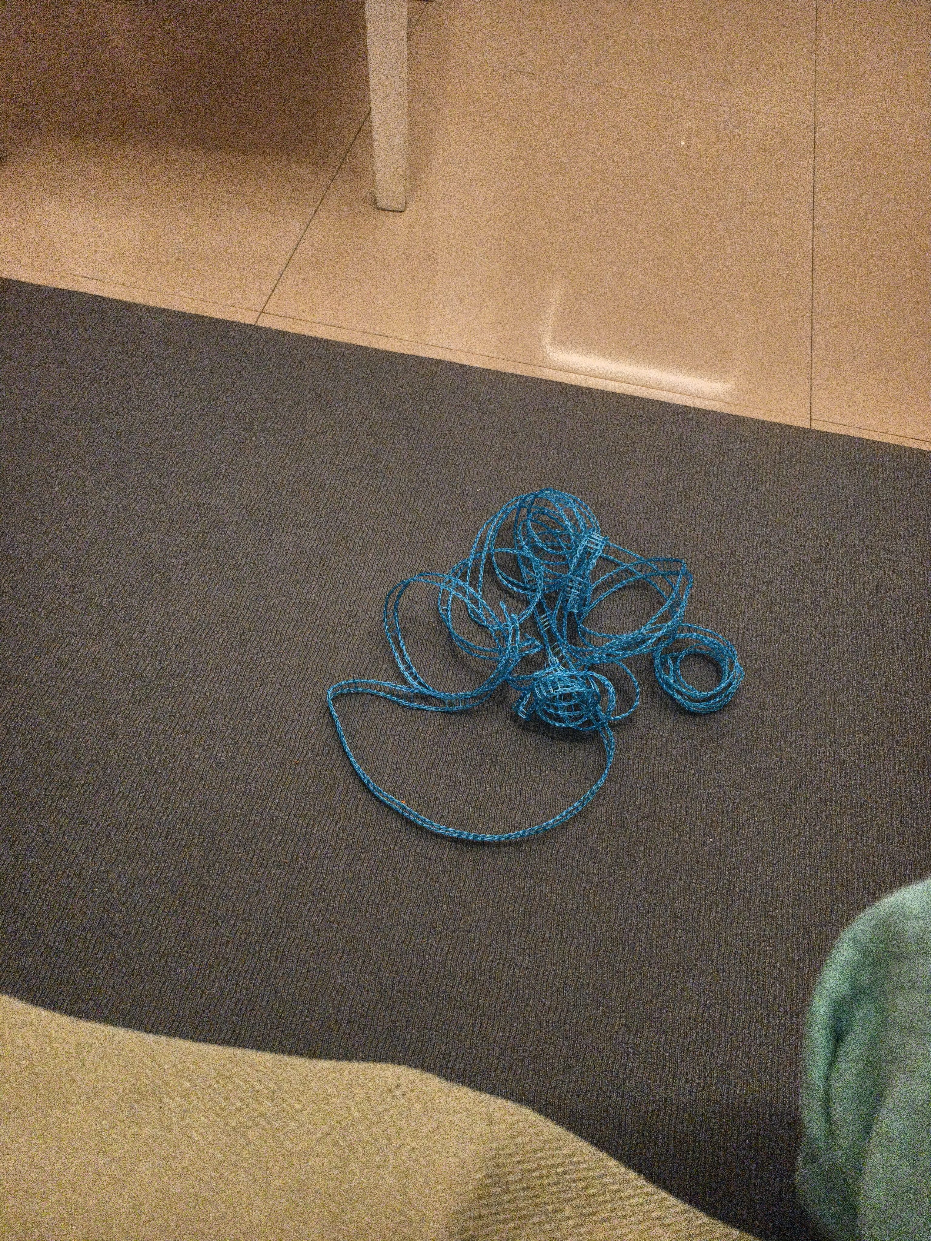 防风防滑晒衣绳晾衣绳户外晒被子挂衣长绳晒衣绳宿舍加粗晾衣绳子 【5米1个装】送2铁钩 混搭色 实拍图