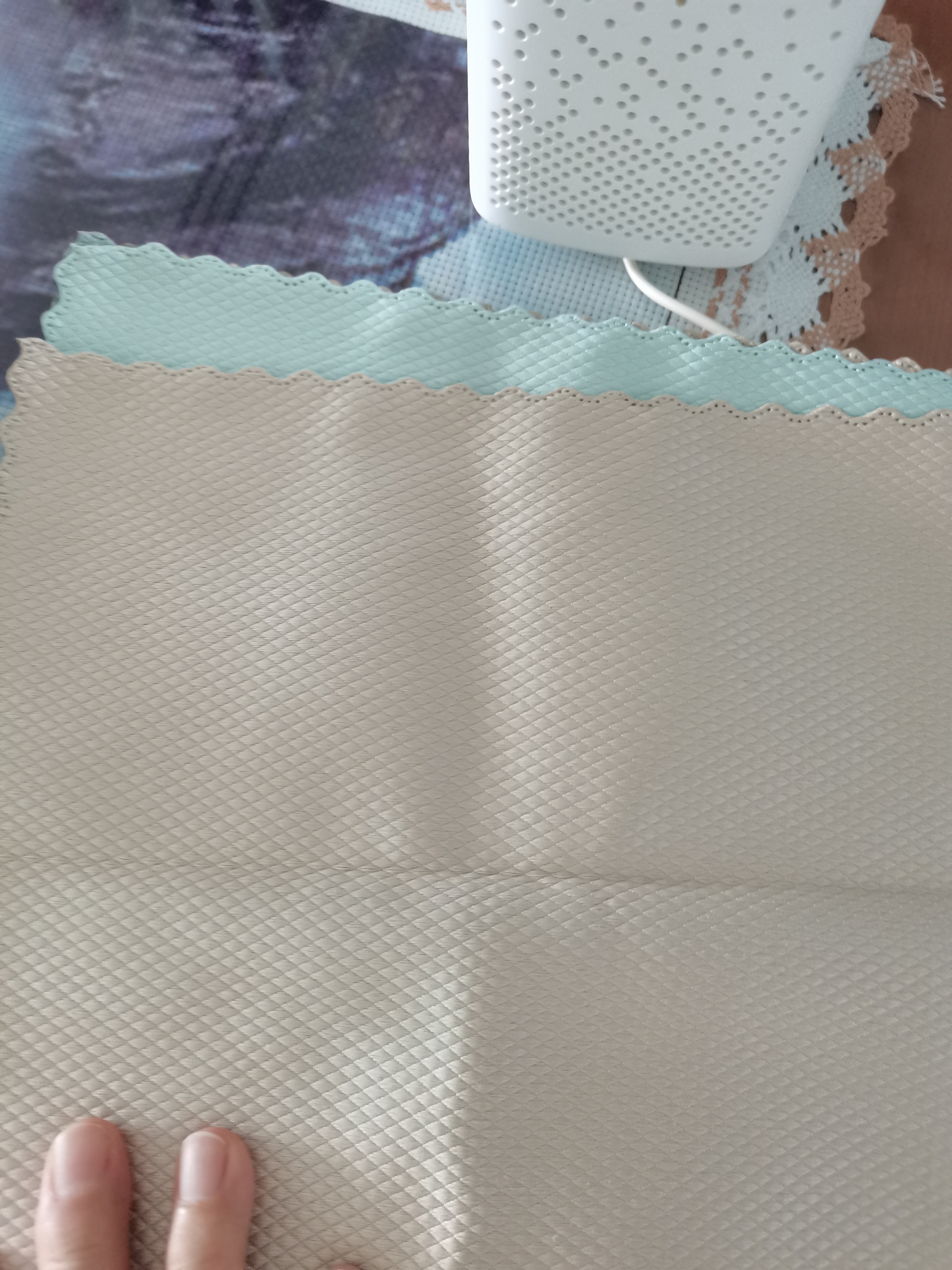 妙洁闪闪亮鱼鳞抹布 25*25cm5片装 洗碗厨房擦拭布 玻璃等光滑表面 实拍图