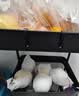 全品屋小推车置物架可移动落地收纳架家用零食厨房多层碳钢带轮架子四黑 实拍图