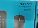 雷柏（Rapoo）NX1720 104键有线键盘鼠标套装 全尺寸笔记本电脑台式机办公键鼠套装 防溅洒设计一体式掌托 黑色 实拍图