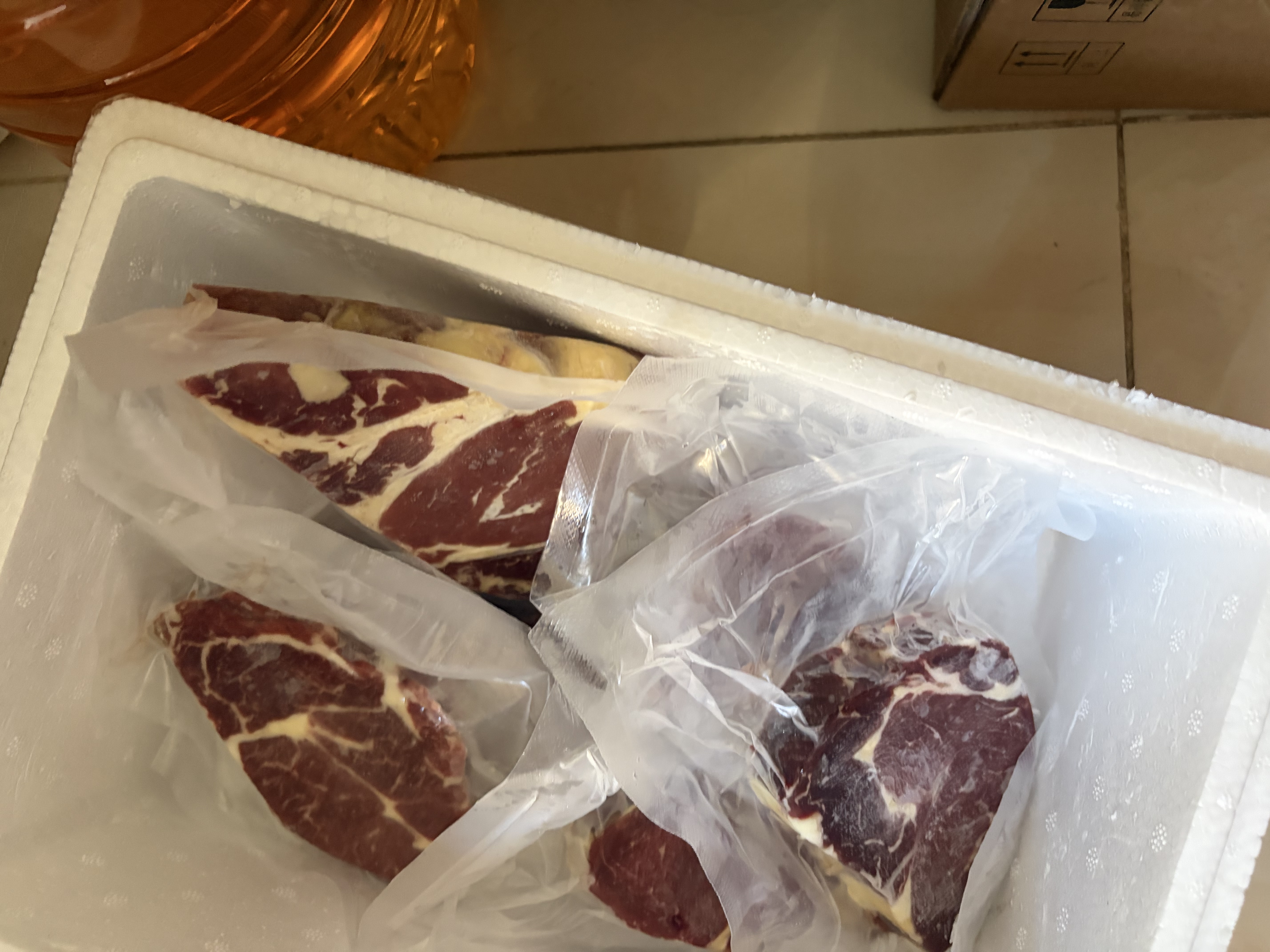 大希地原切牛排眼肉熟成整条厚切牛肉速冻1.7kg（净重3.4斤）【真原切】 实拍图