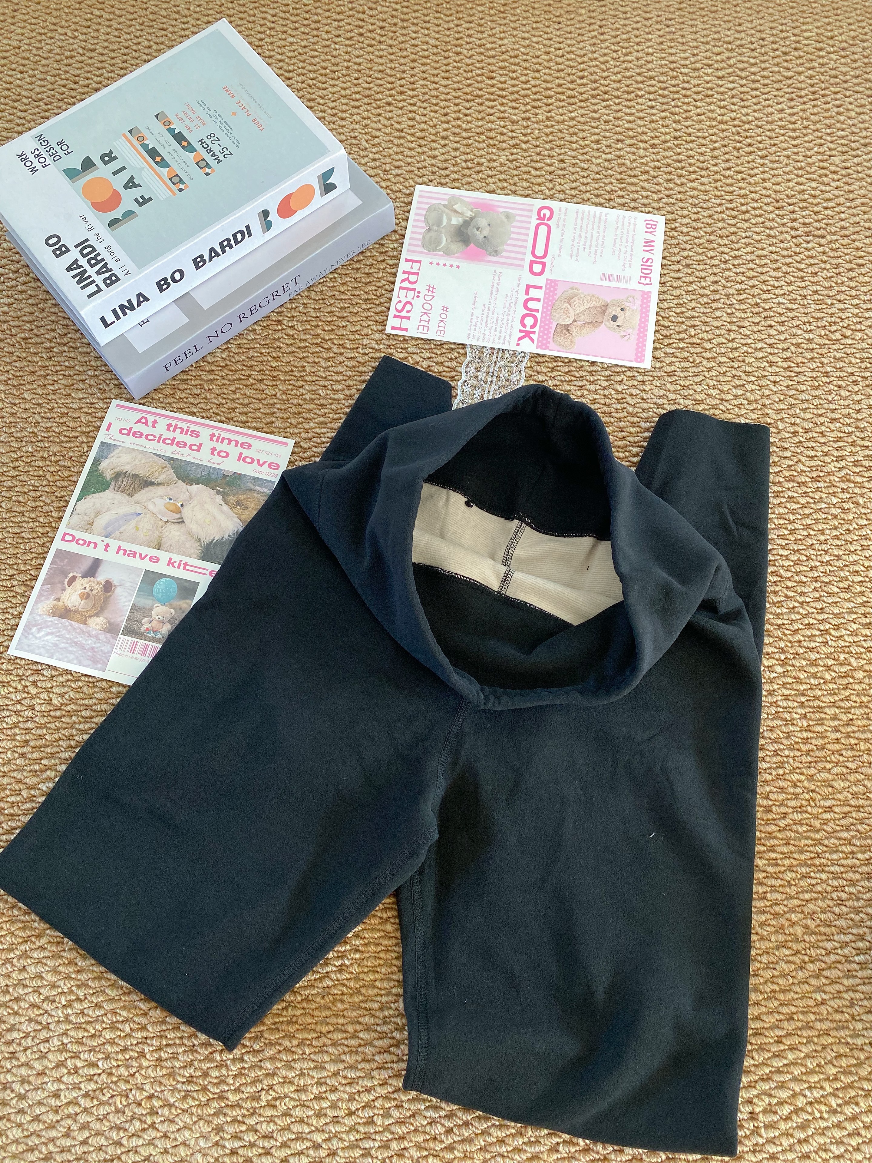莫代尔秋裤女士薄款高腰秋冬无痕羊毛蚕丝保暖裤内穿修身提臀紧身打底裤 实拍图
