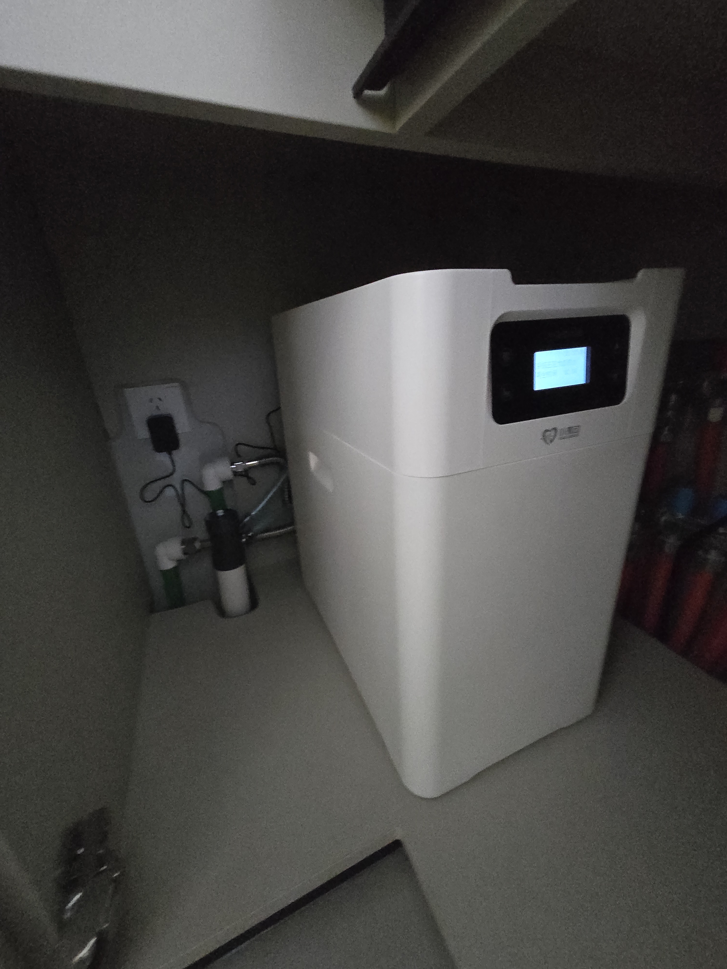 小激动双罐软水机家用2.8T/H大流量小型厨下式 全自动中央全屋净水软水系统套装 软化水除垢净水器设备 中央软水机R300（2.8T/H处理量） 实拍图