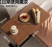 全品屋实木床边桌折叠升降桌可移动电脑桌出租房家用卧室2026新款小户型 分区翻转款-【实木芯/可移动/隐藏轮/可折叠/可升降】 实拍图