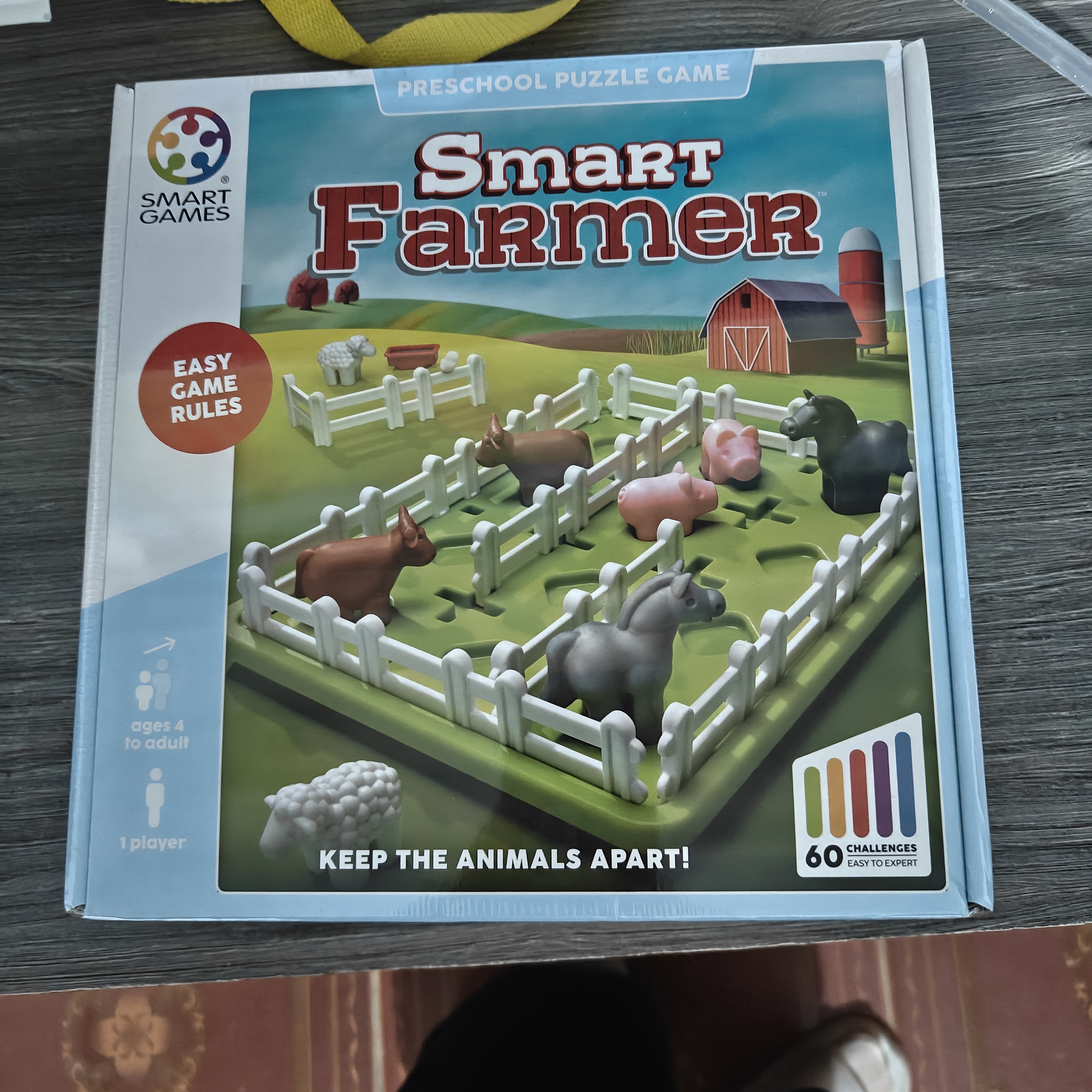 SMART GAMES智慧农场主 儿童益智桌游亲子早教闯关桌游 男孩礼物 4岁+ 实拍图