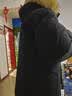 京东京造新款进口极寒95鹅绒派克男女中长款800蓬三防羽绒服外套冬黑色L 实拍图