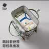 babycare育儿包多功能轻便手提包大容量母婴双肩包非妈咪包 赛里曼风景绿 实拍图