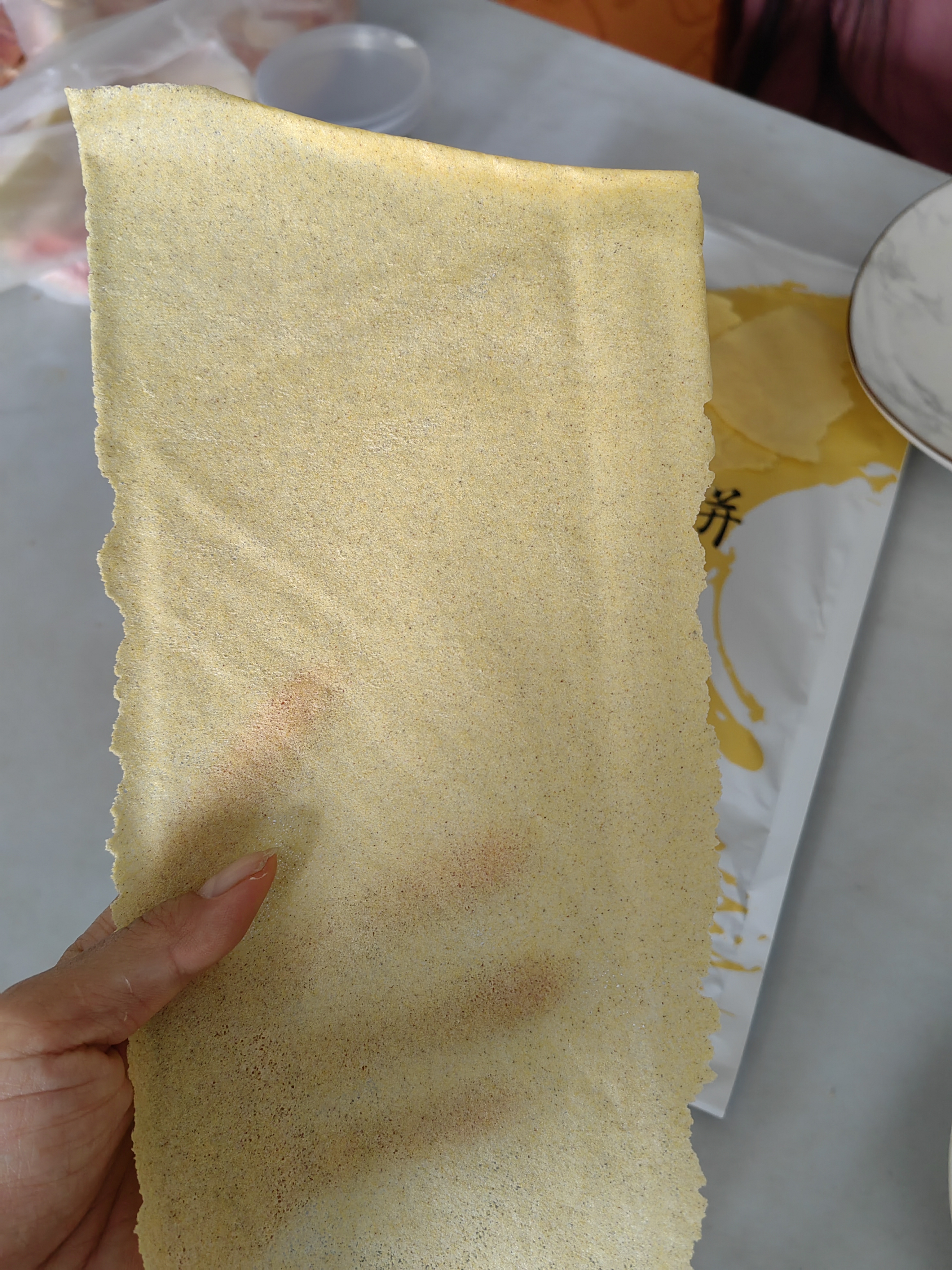 鲜丰春正宗山东特产泰山杂粮早餐半成品煎饼果子杂粮大煎饼即食代餐500g 实拍图