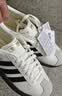 adidas「T头鞋」VL COURT CLASSIC板鞋德训鞋男女阿迪达斯轻运动   汉玉白/黑色/树脂黄   41 实拍图