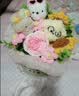 京东鲜花小狗玩偶花束针织向日葵永生花生日礼物女士送女生闺蜜新婚礼物 实拍图
