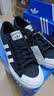 adidas NIZZA PLATFORM厚底增高运动帆布鞋女阿迪达斯三叶草 一号黑/白   40 实拍图