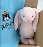 Jellycat害羞乳白色邦尼兔动物毛绒玩偶安抚玩偶娃娃送礼生日新婚礼物 害羞胭脂粉色邦尼兔 Medium 实拍图