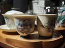 苏氏陶瓷手绘描金青花牡丹茶杯火石红釉主人对杯装伴手礼 实拍图